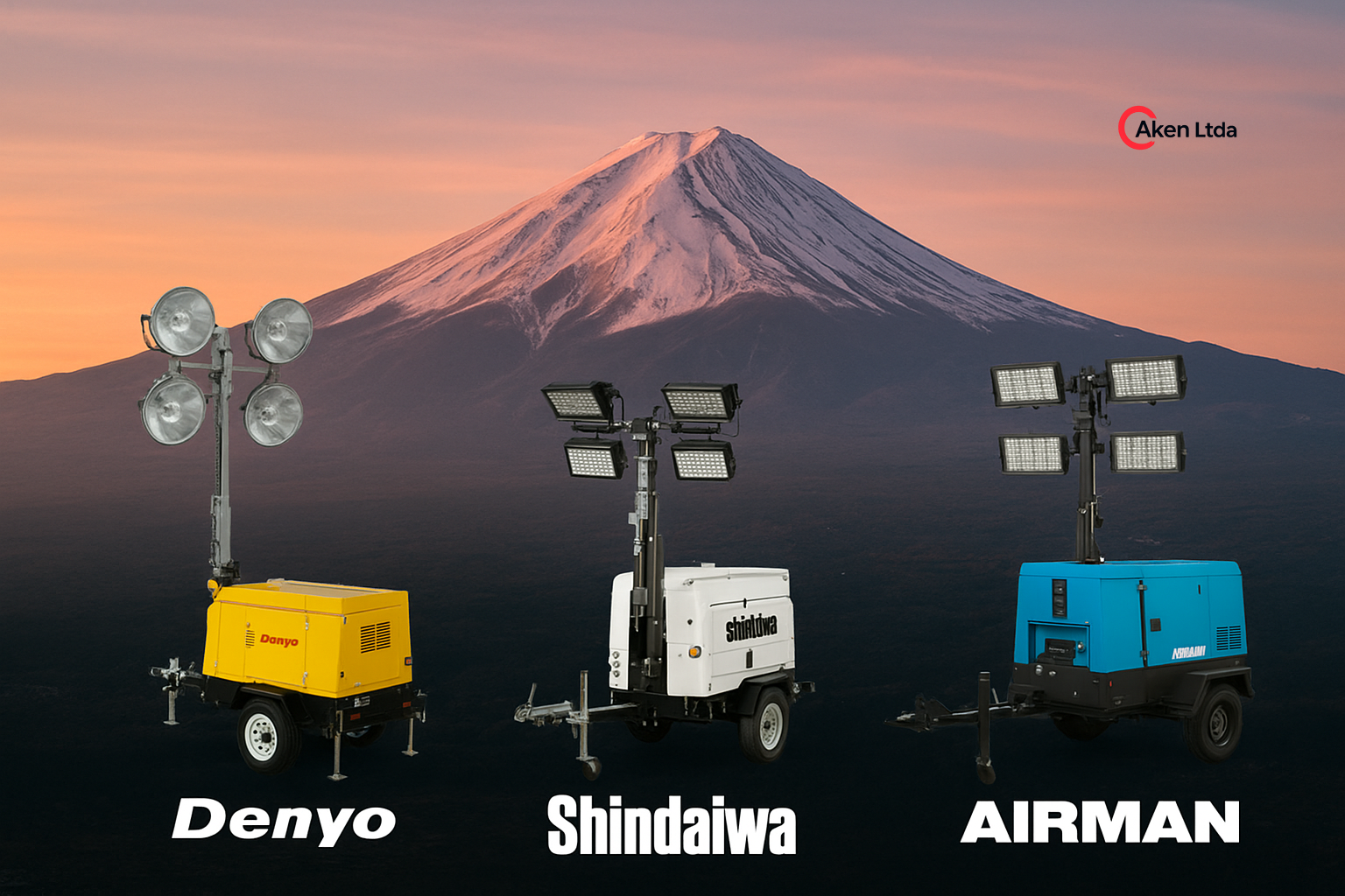 Denyo Shindaiwa AIRMAN YANMAR Kubota Mitsubishi
